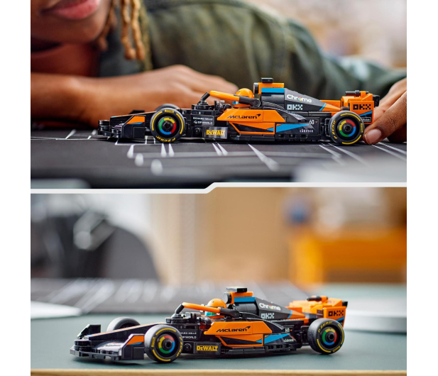 LEGO Speed Champions 76919 Samochód wyścigowy McLaren F1 2023 - 1220615 - zdjęcie 6